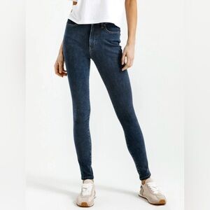 DU/ER Four Way Flex High Rise Skinny - Dark Stone